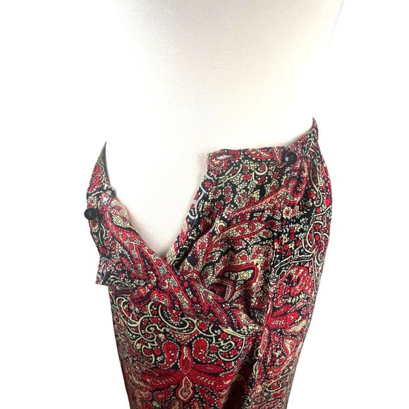 VTG 90's Light Academia Grandma JM Collection Paisley Maxi Skirt, Women’s Large - Picture 7 of 13